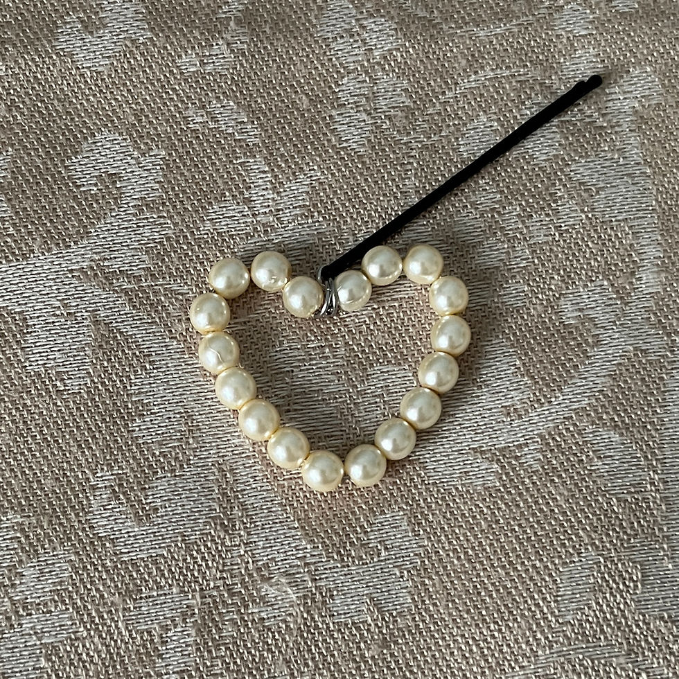 Miniature : Barrette Perlée
