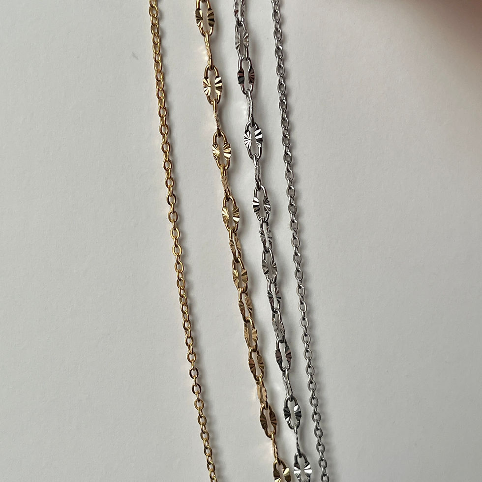 Miniature : Collier Hirondelle Perlée Argentée