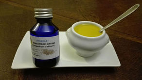 Velouté de Carotte au Curry et à l'Hydrolat de Coriandre graine ou feuille