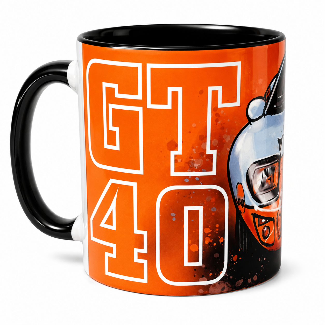 ORANGE FORD GT40 MUG