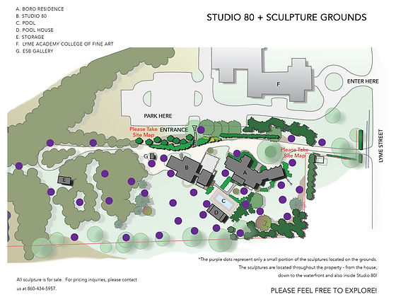 Grounds For Sculpture Map Map | Sculpture Grounds