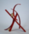 Ball, Beams & Curves I/22" Ruby Red