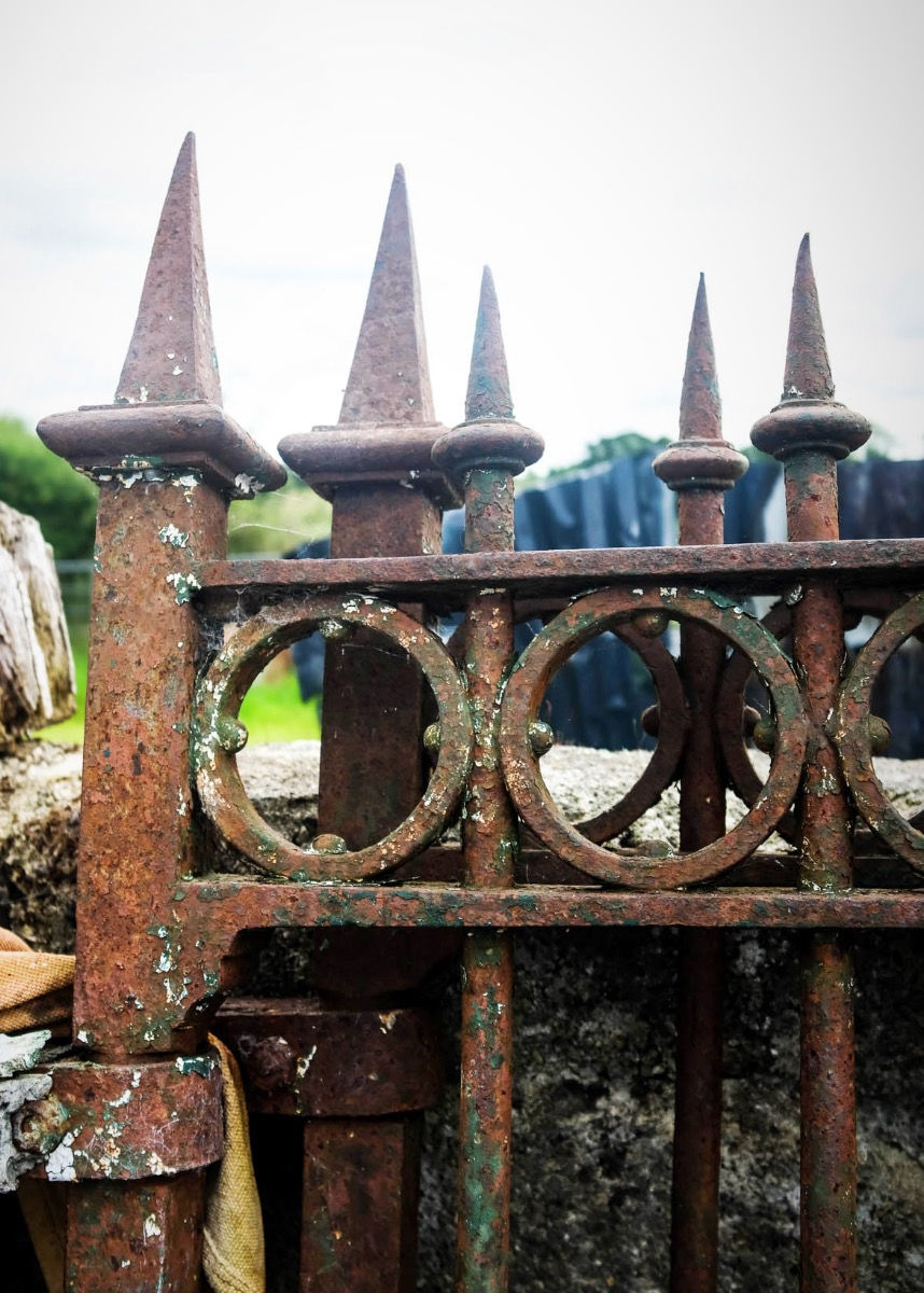Thumbnail: Solid Wrought Iron Finials