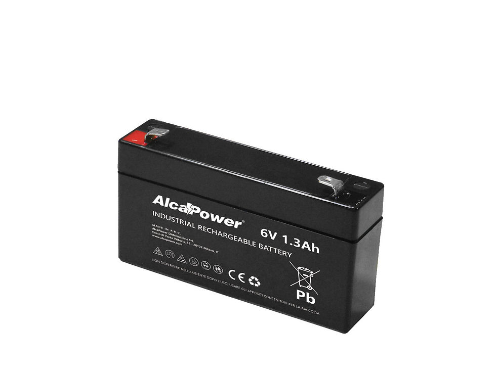 BATTERIA PIOMBO 6V 1.3AH