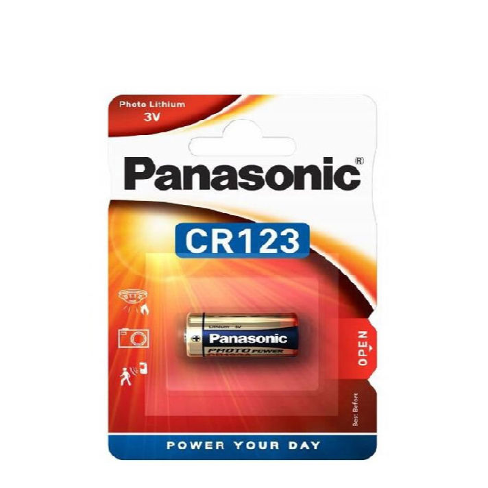 CR123 Panasonic pila Litio 3V