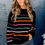Thumbnail: Women’s Black Striped Sweater