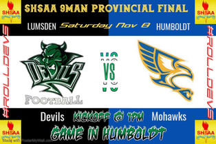 Humboldt Mohawks to Host Lumsden Devils in Provincial Final Showdown