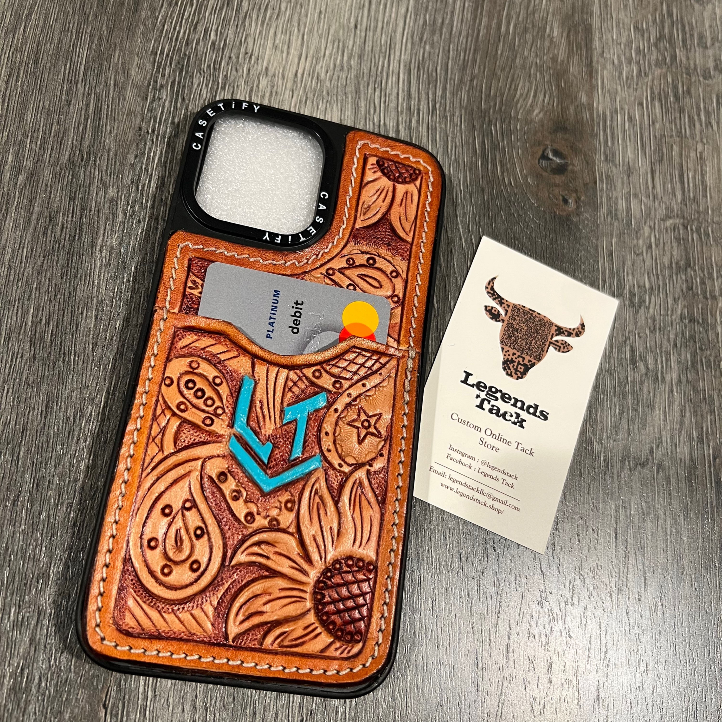 Custom Hand Tooled Iphone Case