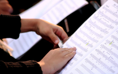 Hands With Sheet Music