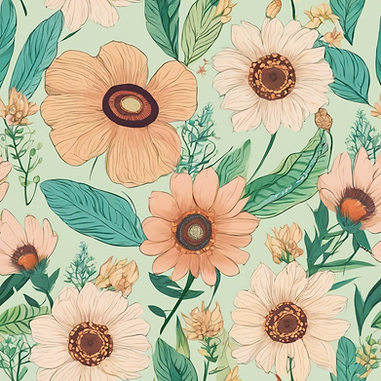 beautiful background with boho vibes natural colors, flowers, nature .png