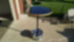 Black Wheel Pub Table
