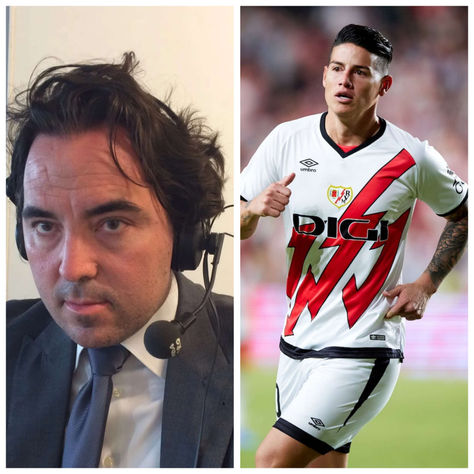 James Rodríguez de momento sigue teniendo contrato con el Rayo Vallecano