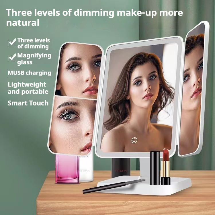 Thumbnail: Folding Double Door Makeup Mirror