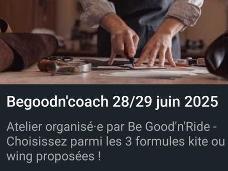 Be Good n Coached 28 & 29 juin!