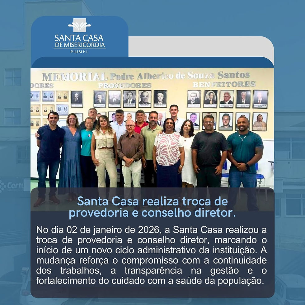 Santa Casa realiza troca de provedoria e conselho diretor