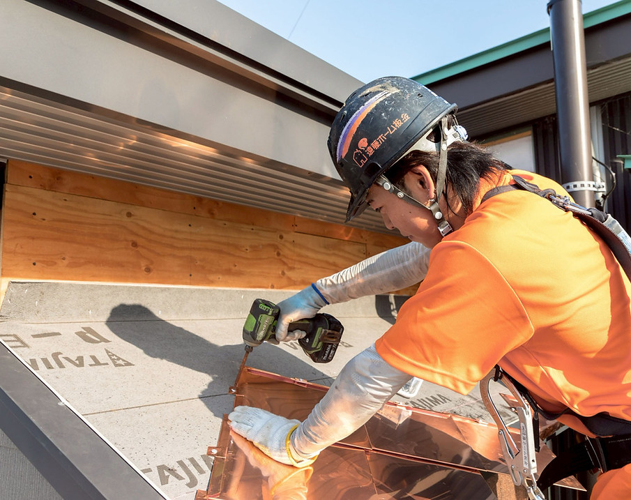 屋根の施工工事