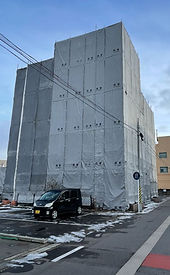 新潟市内 RC解体用足場