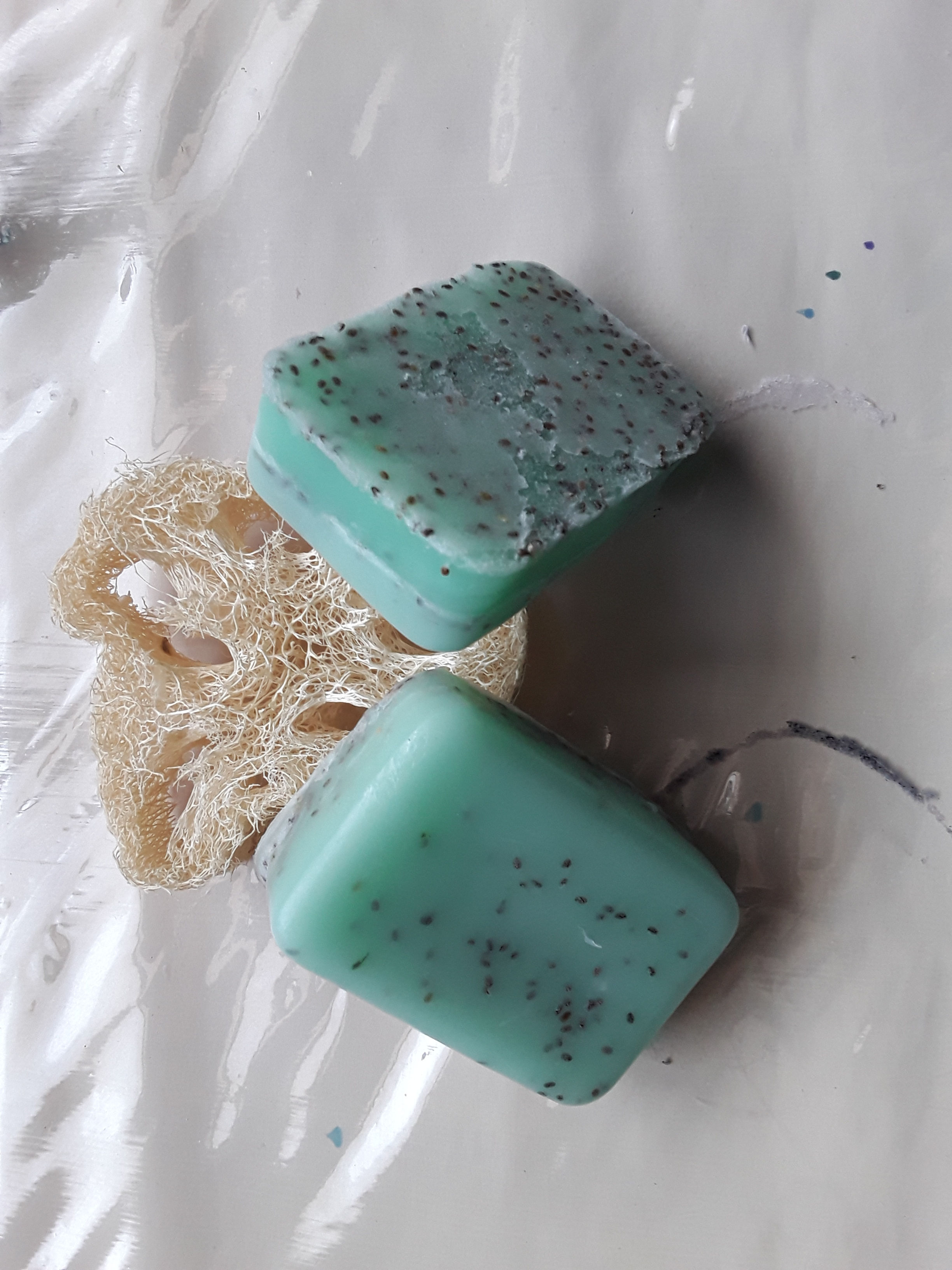 Jabón exfoliante de chía y mentha