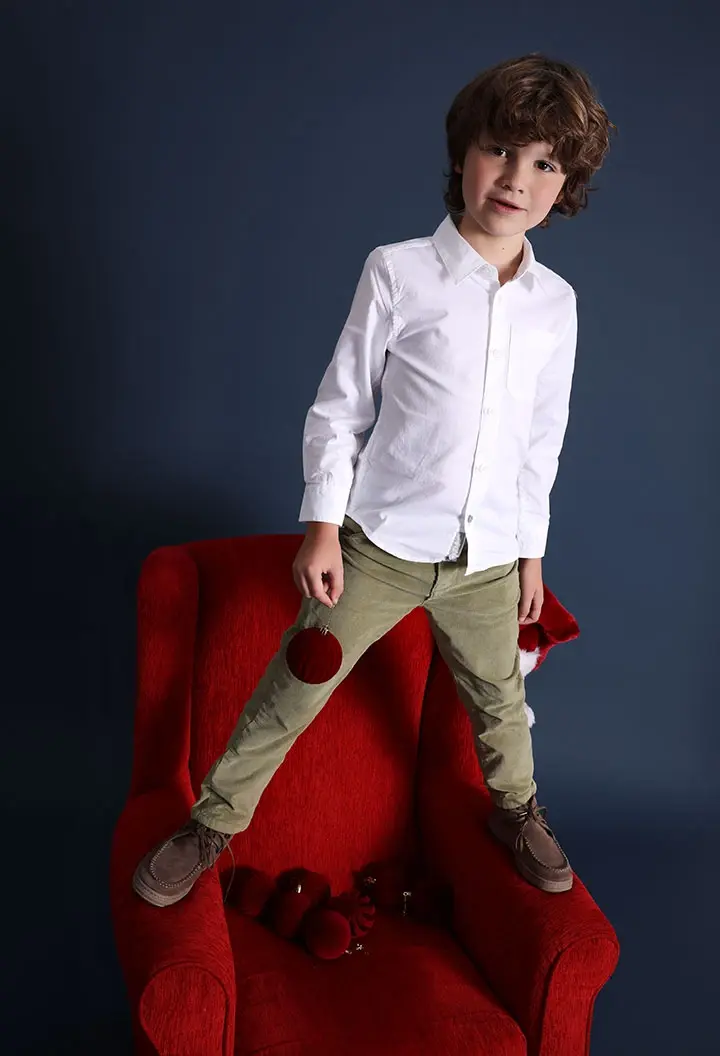 Miniatura: PANTALON MICROPANA NIÑO VERDE BOBOLI