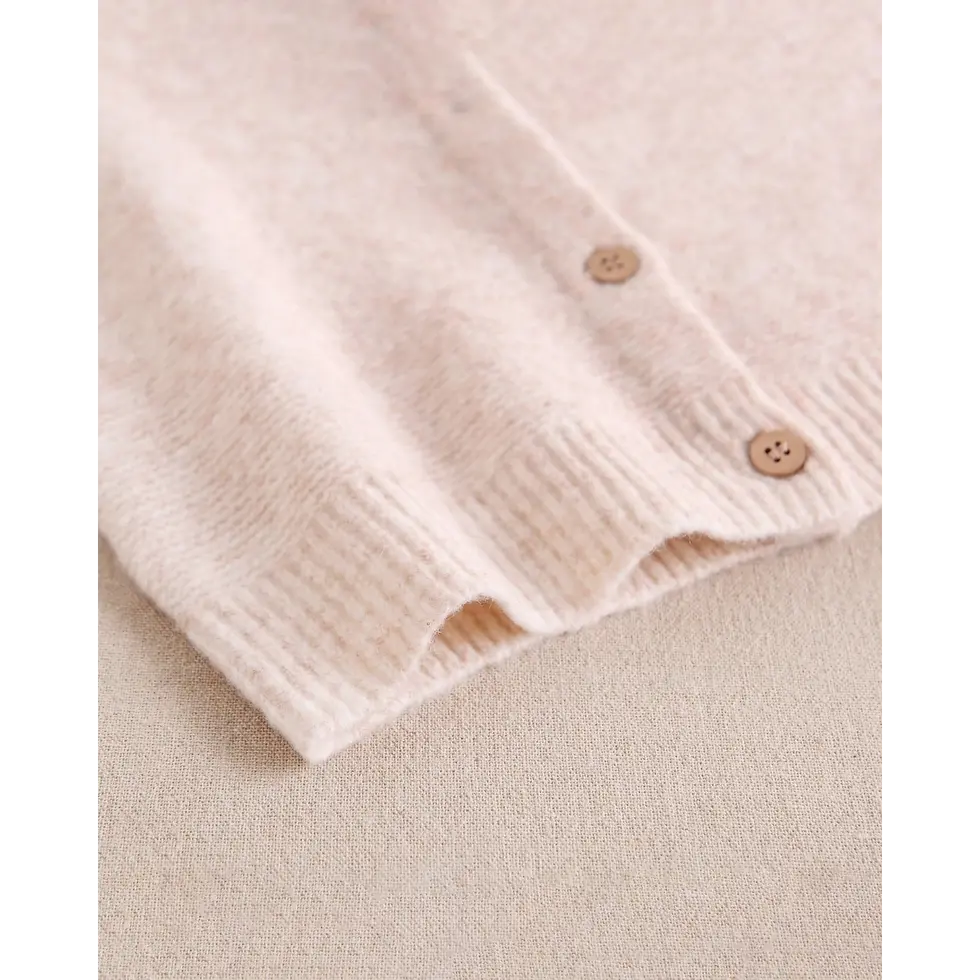 Miniatura: CHAQUETA PUNTO NIÑA EN COLOR BEIGE DADATI