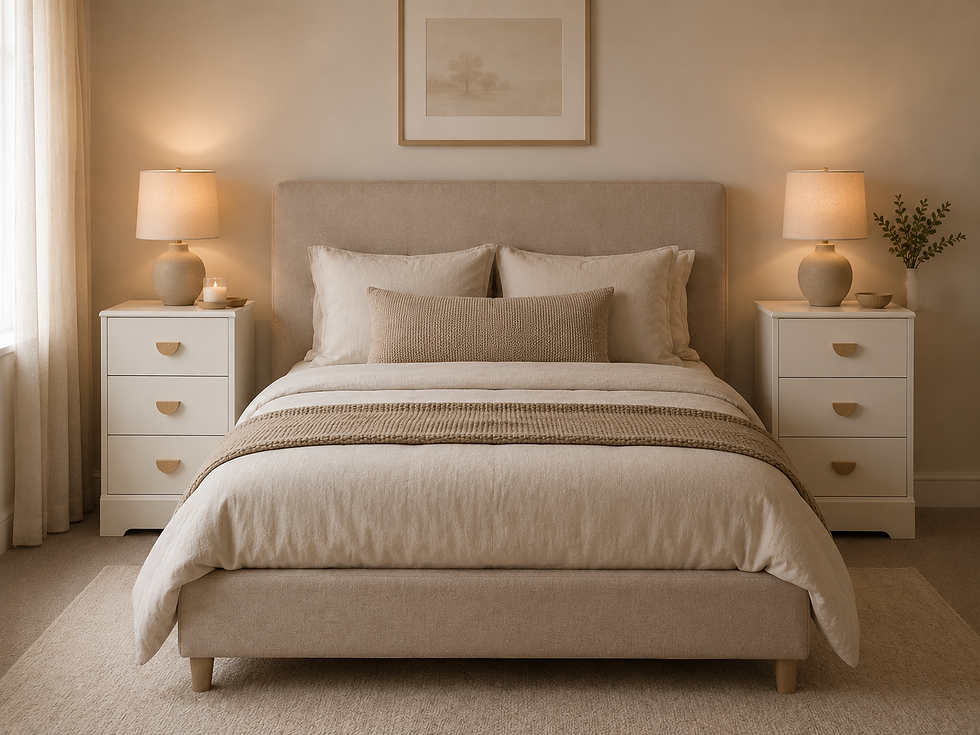 Thumbnail: !SOLD! "Milano" Nighstands With 3 Drawers