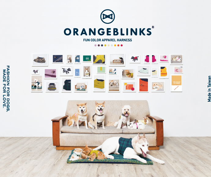 Orange Blinks poster desgin