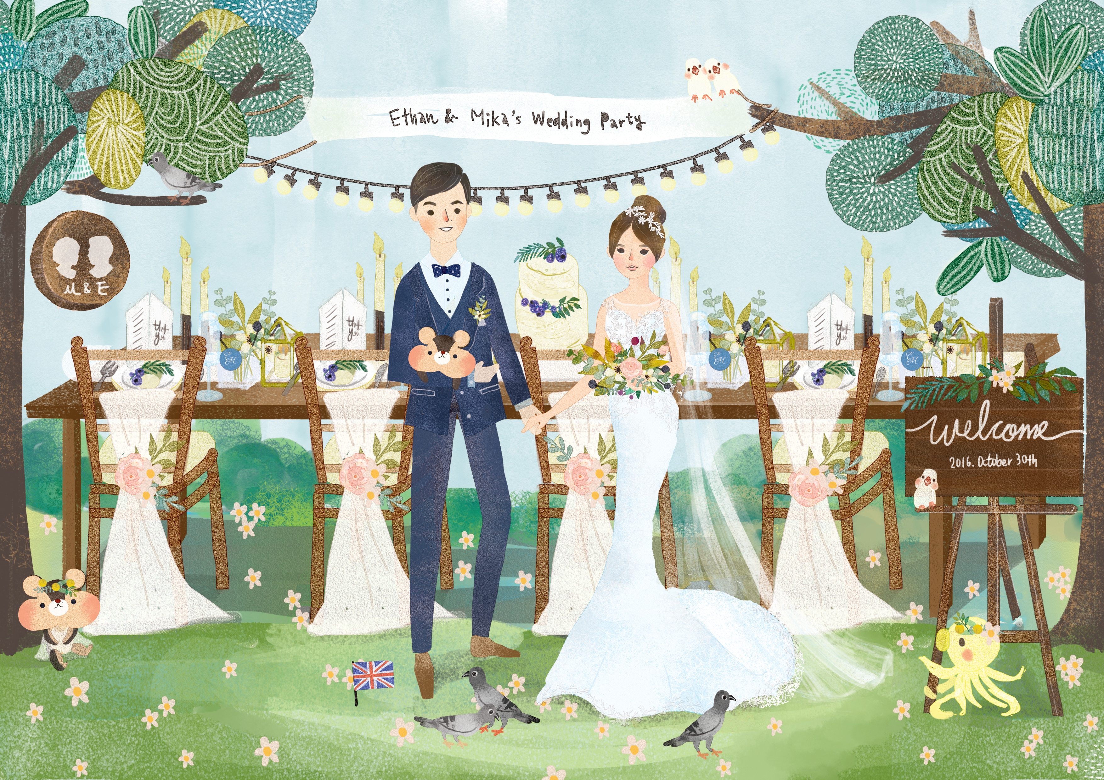 wedding illustration