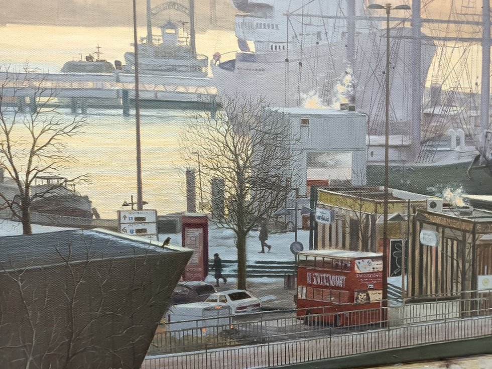 Miniaturbild: " Magische Stunde am Hamburger Hafen "