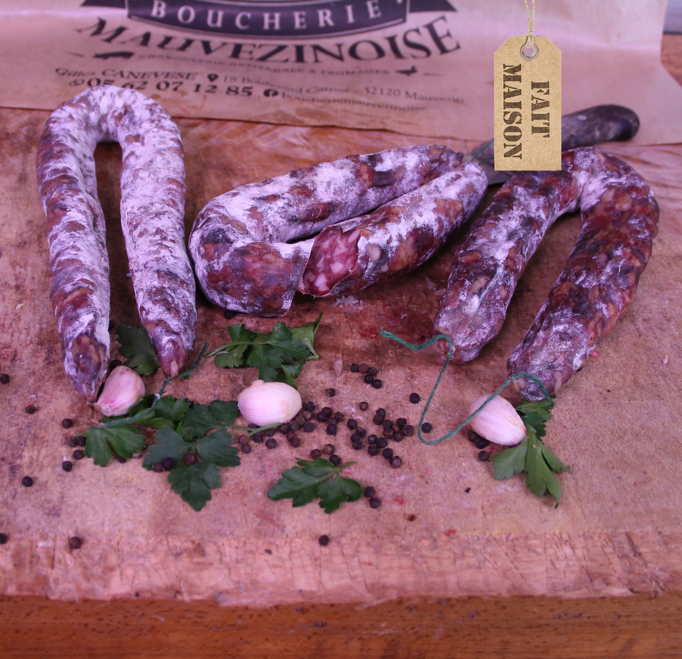 SAUCISSE SÉCHE DE FOIE MAISON