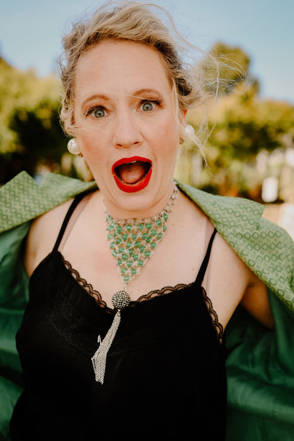 Green Tassel Choker | Jewelry