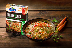 Melvit - Trendy Lunch RYŻ + groszek i marchewka