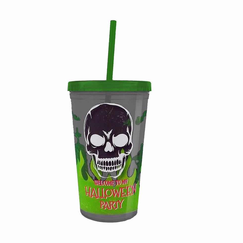 Halloween Tumbler - Skull