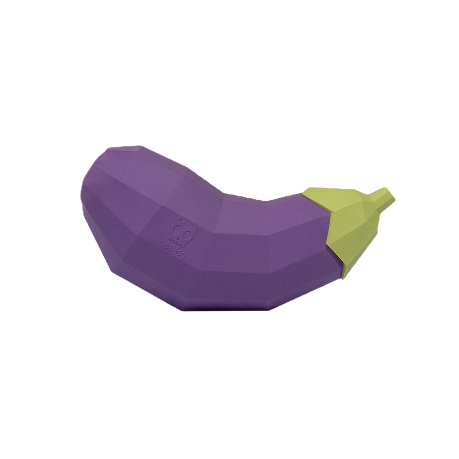 צעצוע לעיסה Zee.Dog Superveggiez בצורת חציל סגול לכלב