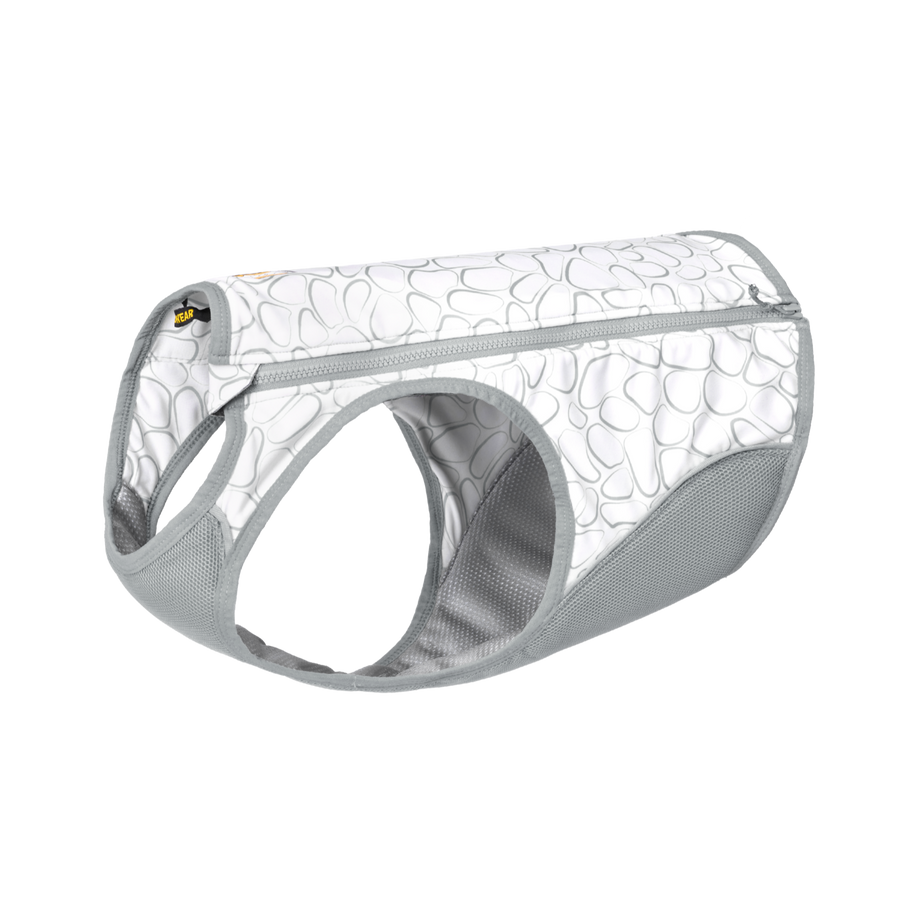 ווסט קירור לכלב Ruffwear Swamp Cooler Zip בצבע Graphite Gray, מידה L, מבט מהצד השני על הווסט הפרוש