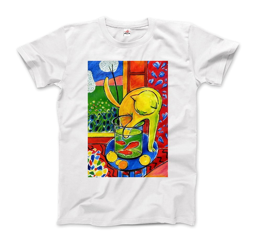 Thumbnail: Henri Matisse the Cat With Red Fishes 1914 Artwork T-Shirt