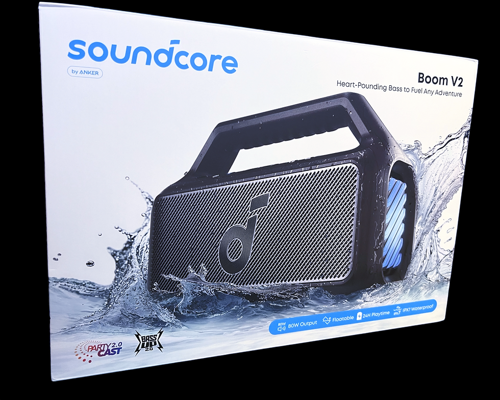 Thumbnail: Soundcore by Anker Boom 2 – 80W Waterproof Bluetooth Speaker with Subwoofer & RG