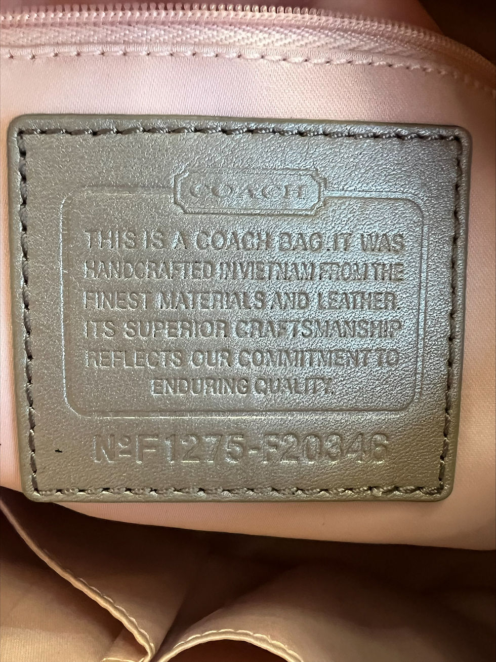 Thumbnail: Coach Ashley Metallic Croc-Embossed Leather Satchel