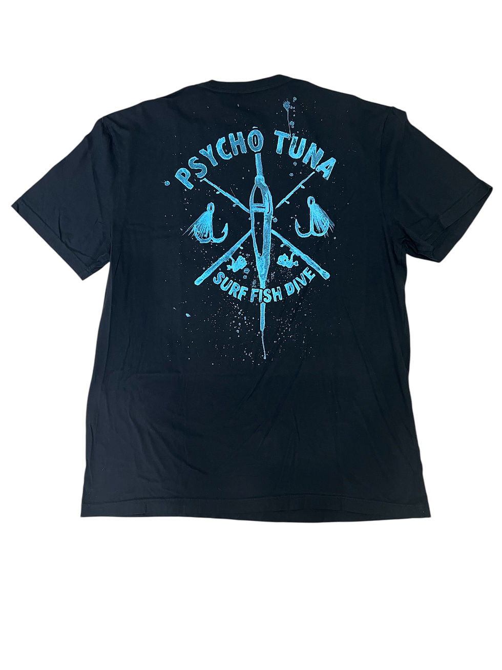 Psycho Tuna “Surf Fish Dive” Black Graphic Tee