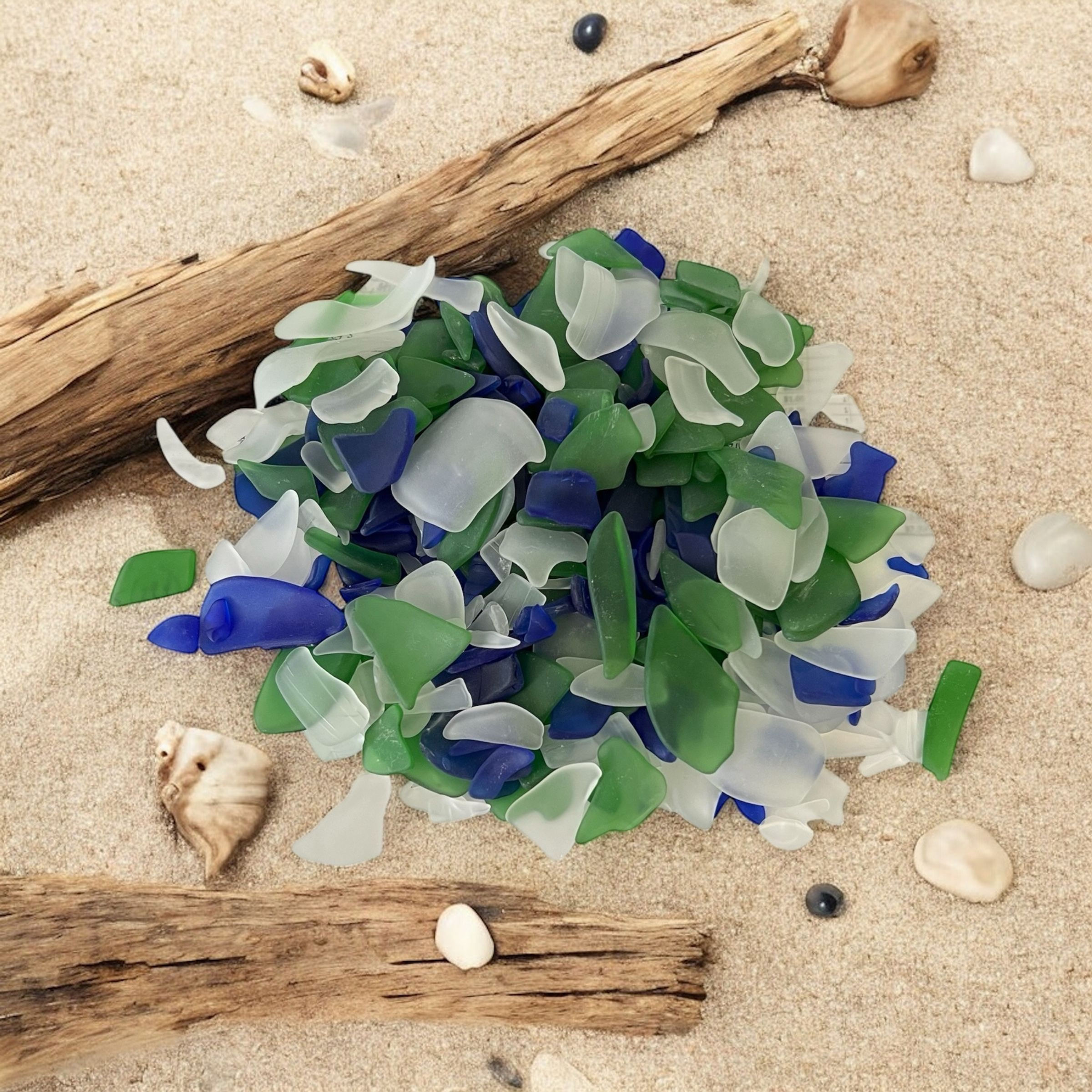 Tumbled Faux Sea Glass – Mixed Colors, 7 oz.