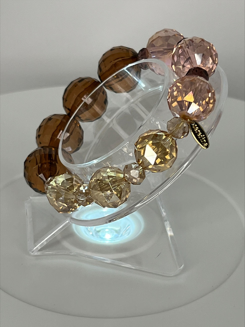 Thumbnail: Serefina New York Ombre Faceted Glass Bracelet