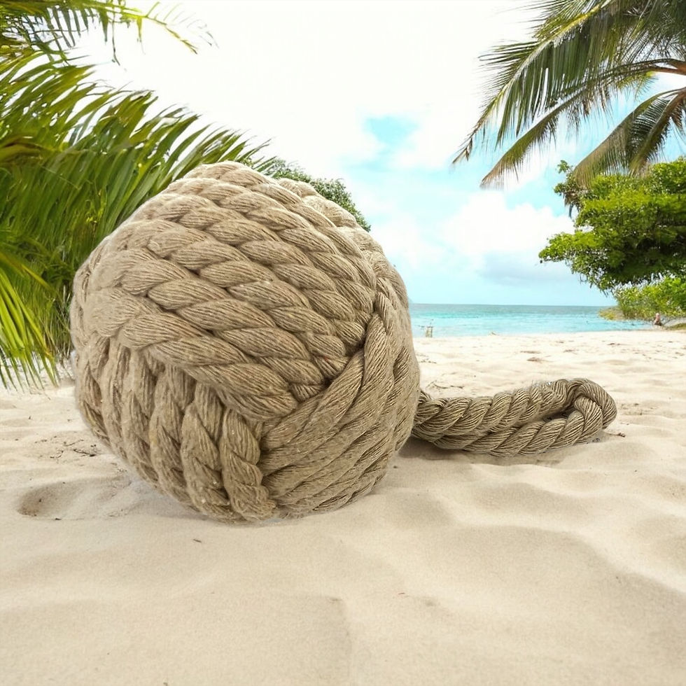 Thumbnail: Knots of the Sea: Decorative Monkey Fist Rope Ball
