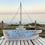 Thumbnail: Rustic Blue Wooden Sailboat Coastal Décor