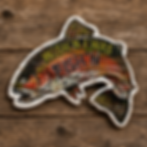 Wish’n I Was Fish’n Rustic Fish Wall Sign – 9.5” x 9”