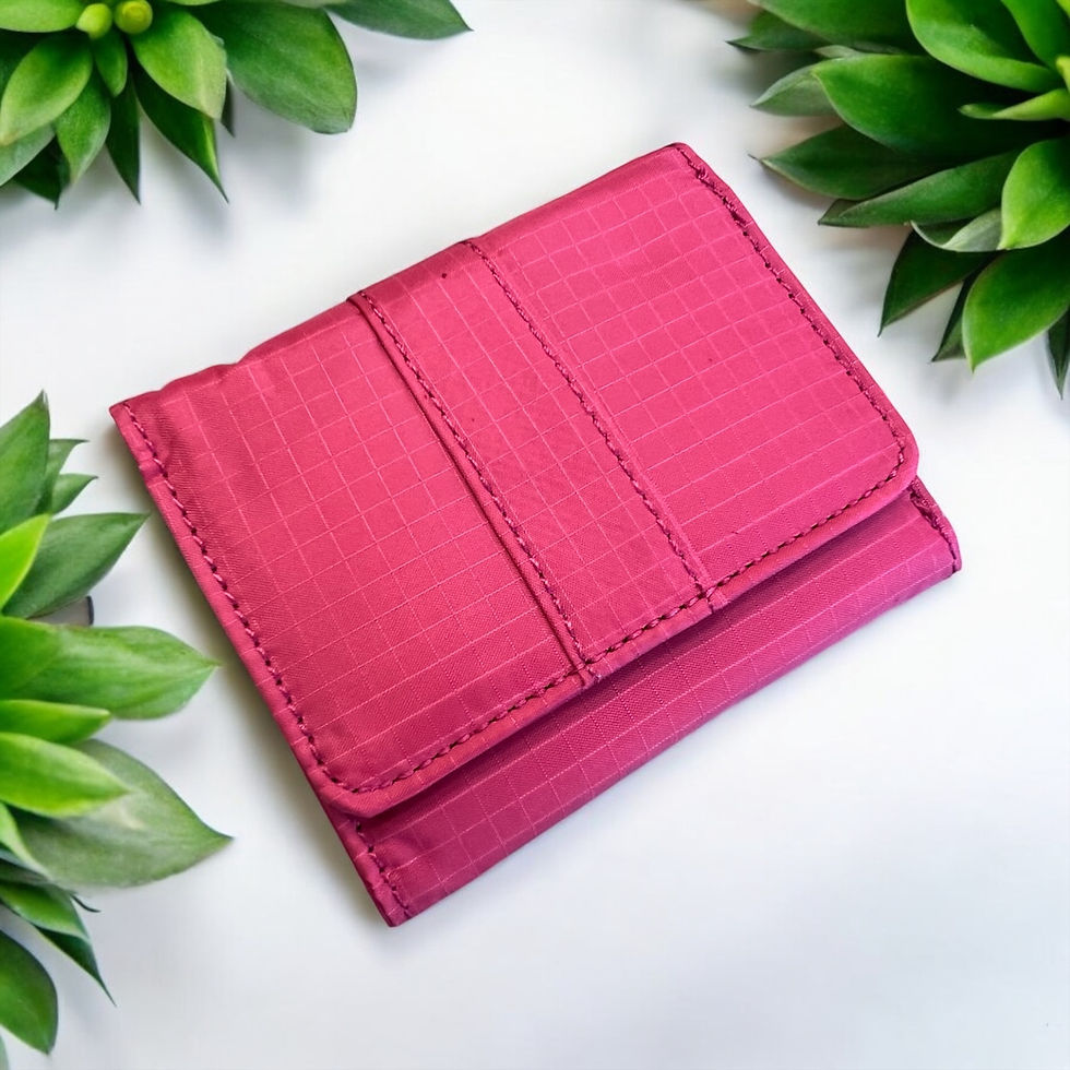 Thumbnail: Chic on the Go: Pink Shoulder Bag with Matching Tri-Fold Wallet