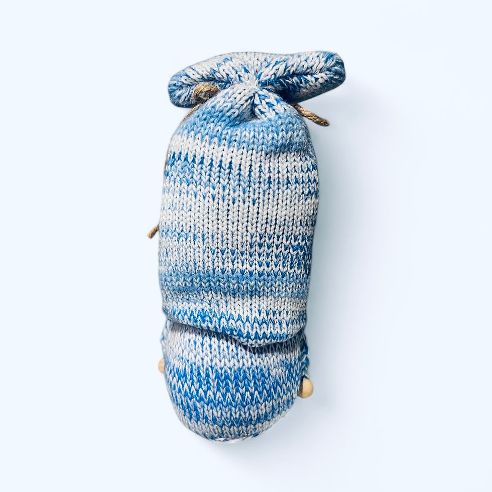 Thumbnail: Coastal Blue Knit Gnome with Starfish Accent