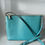 Thumbnail: Kate Spade Carribean Blue Pebble Leather Crossbody Purse #S338