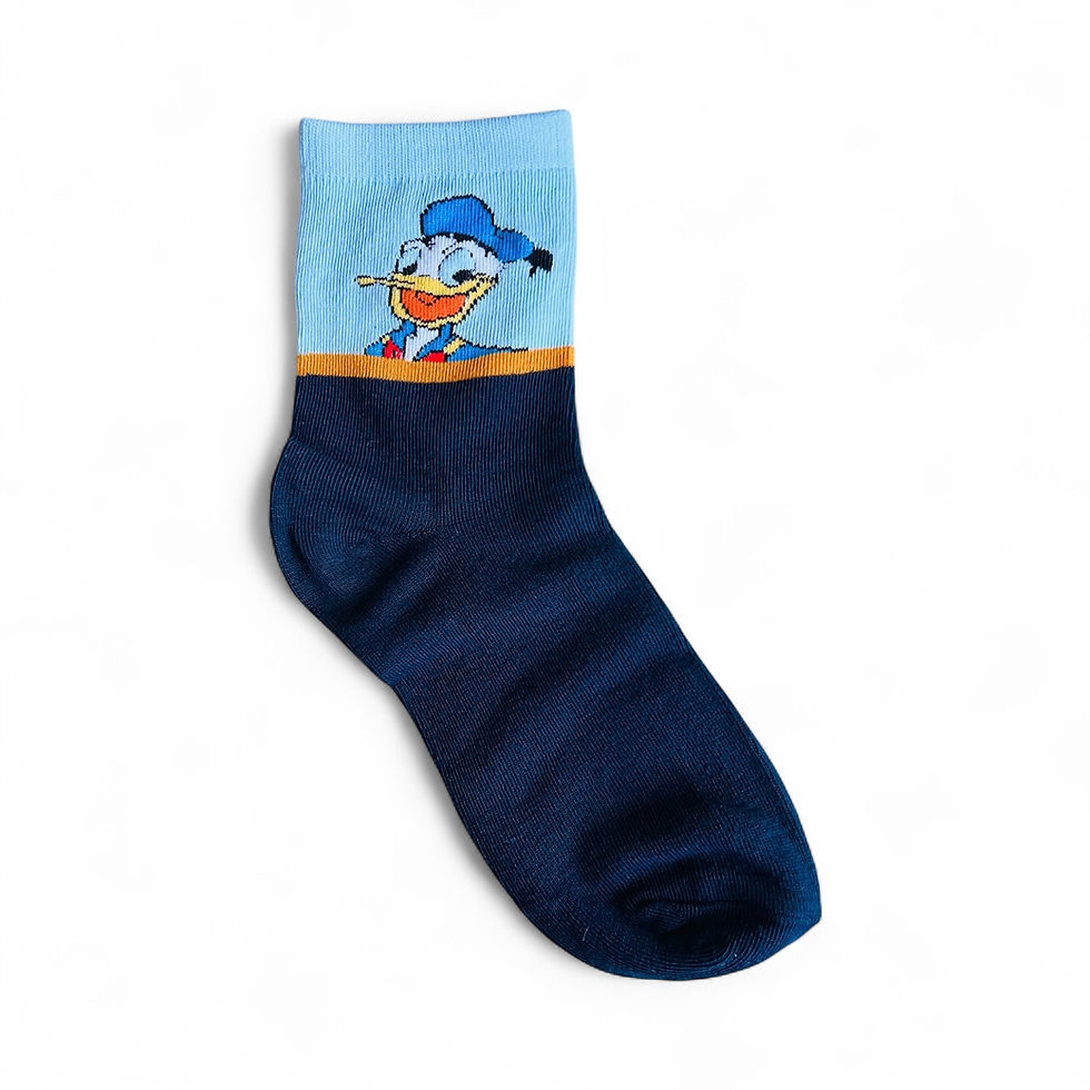 Thumbnail: Disney Character Socks – Unisex Crew Style (One Size Fits Most Adults)