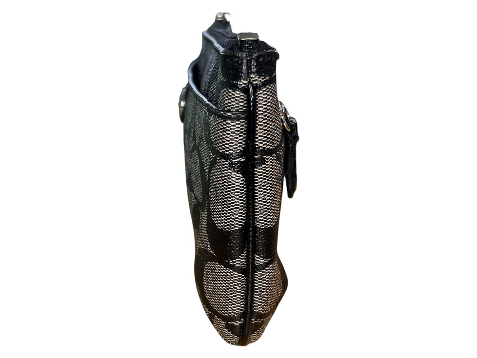 Thumbnail: Coach Peyton Signature Zipper Go-Go Wallet – Style F49965, Pre-Loved