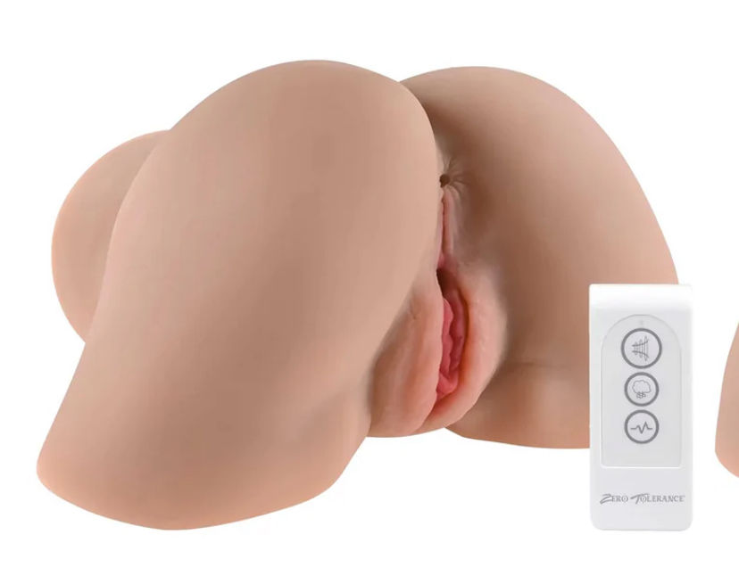 Thumbnail: Rear Beauty Sucking & Vibrating Masturbator in Light