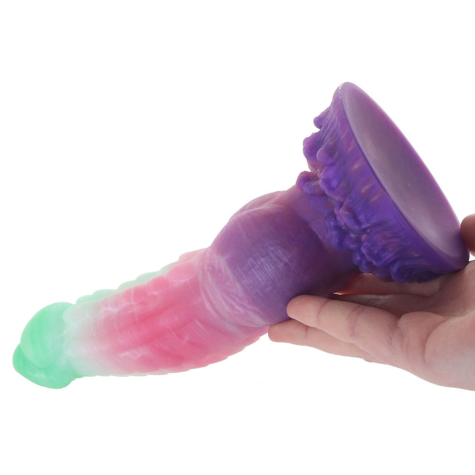 Thumbnail: Creature Cocks Aqua Phoenix Dildo